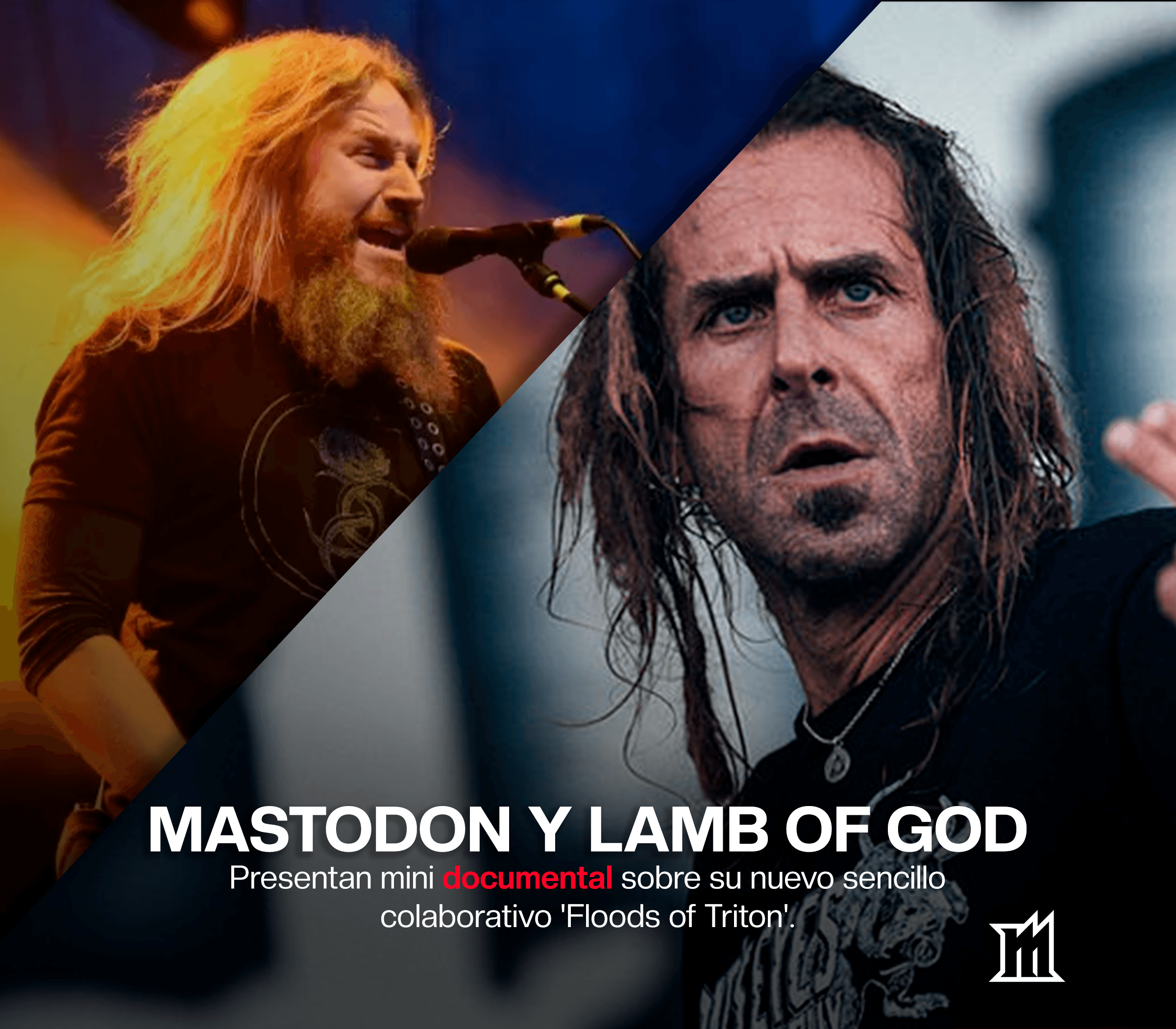 Mastodon y Lamb of God presentan mini documental sobre su nuevo sencillo colaborativo.