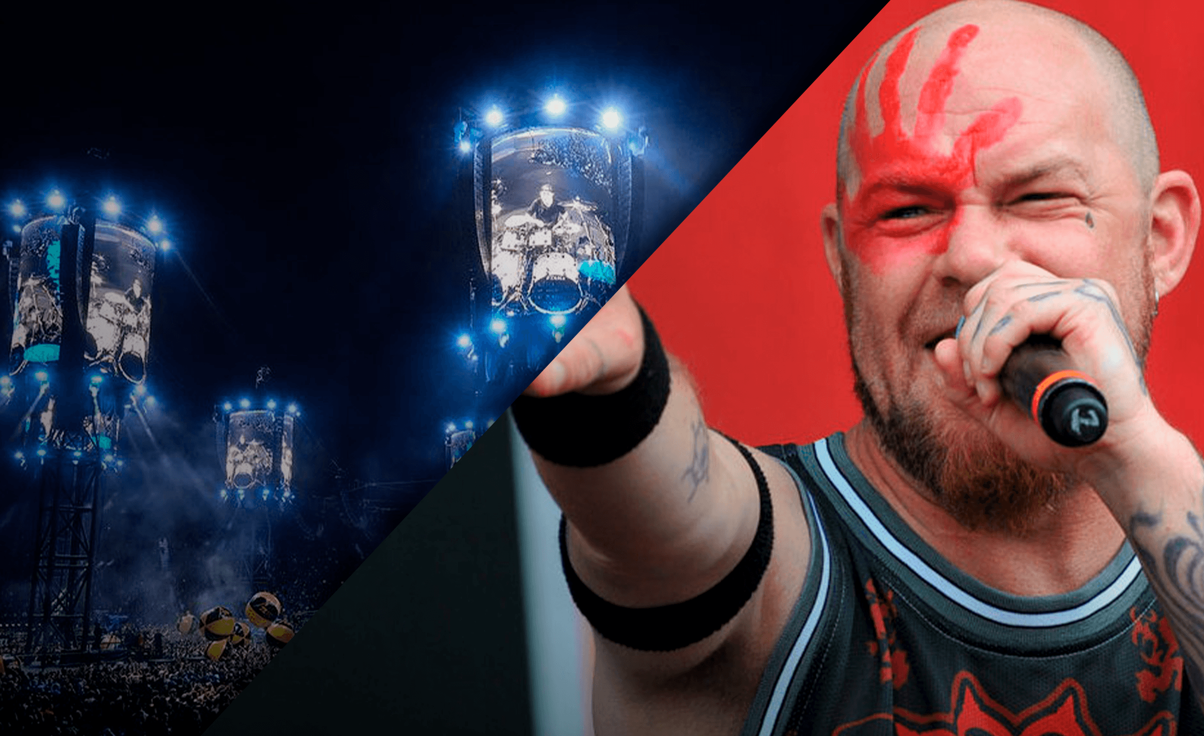 Ivan Moody de Five Finger Death Punch sufre una fractura de costilla en Louder Than Life, cancelando su participación en el cierre de Metallica en México