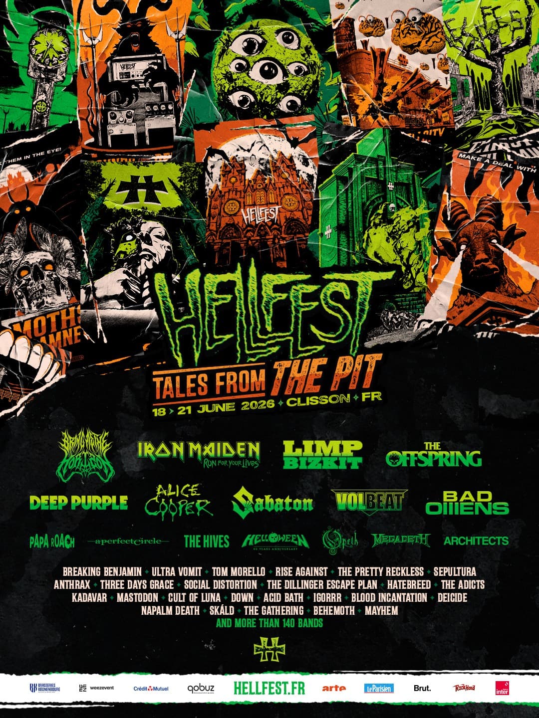 Hellfest anuncia su cartel completo para 2026