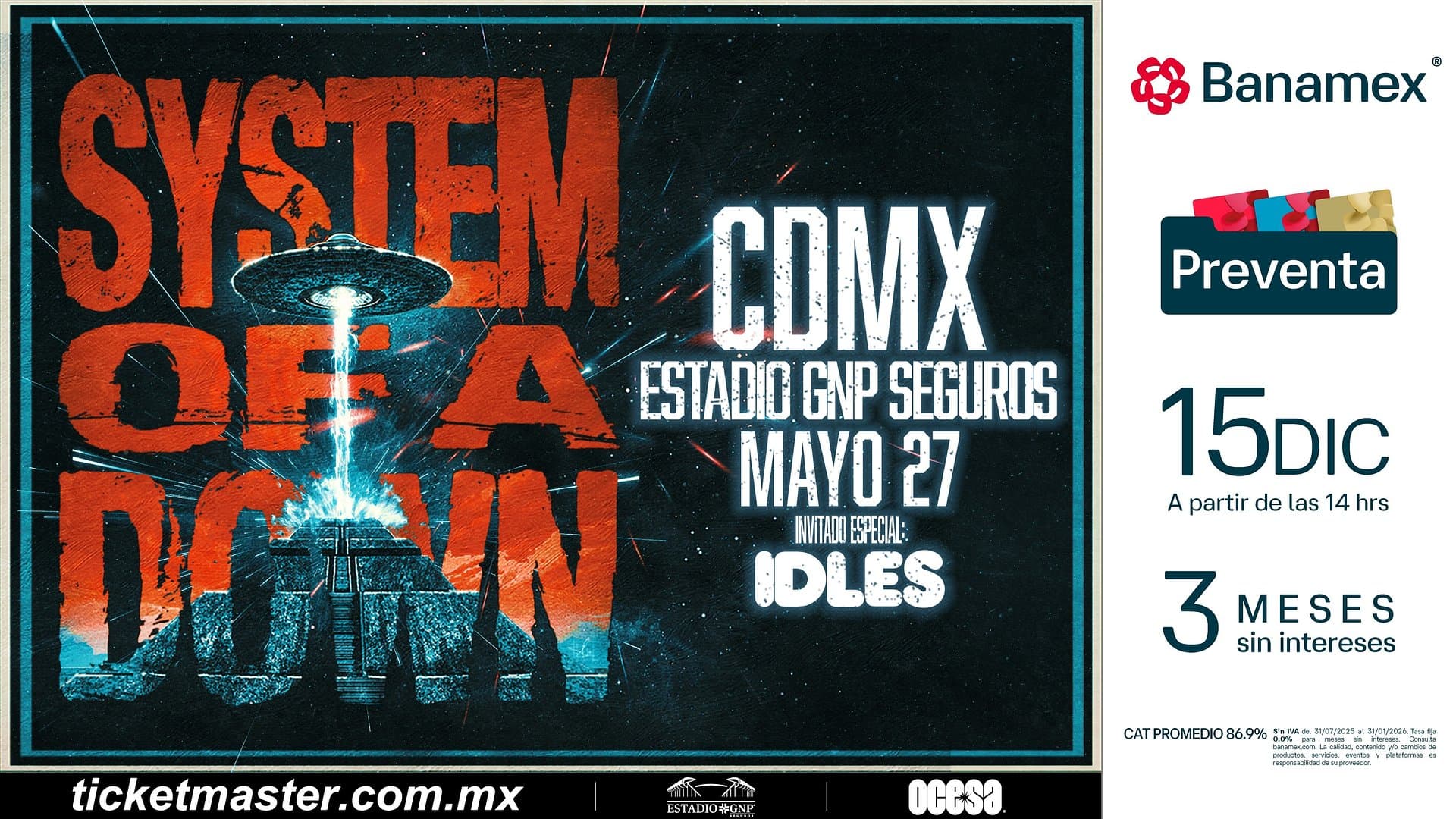 System of a Down regresa a México y aquí te damos todos los detalles