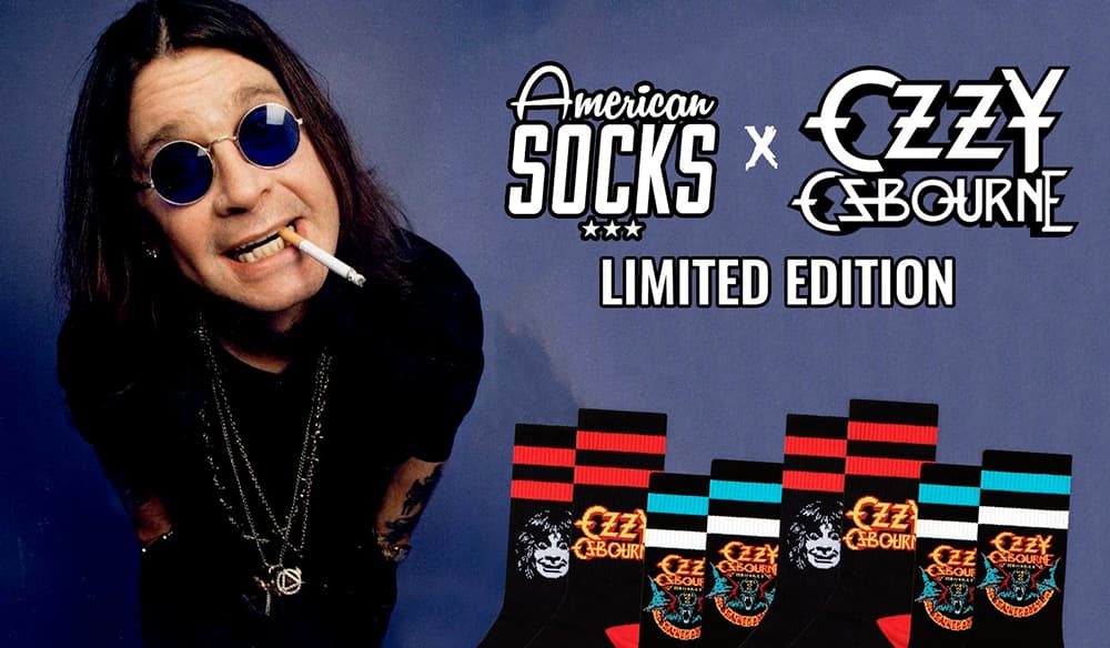 Ozzy Osbourne Colabora con American Socks en Colección de Calcetines