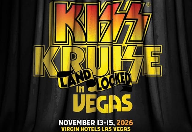 KISS Anuncia 'Kruise Landlocked In Vegas' 2026 con Destacado Cartel de Rock